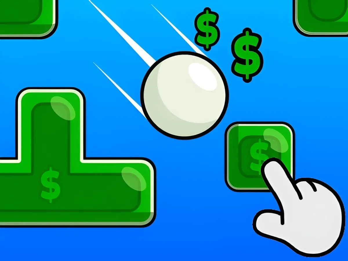 Buck Bounce gameplay screenshot showing physics-based jumping platformer action